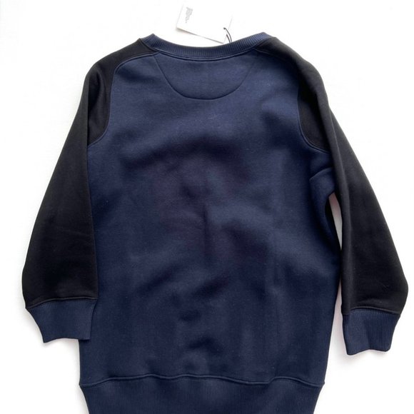 Christopher Kane Blue Black Leather Sweatshirt ( M ) - Picture 7 of 7